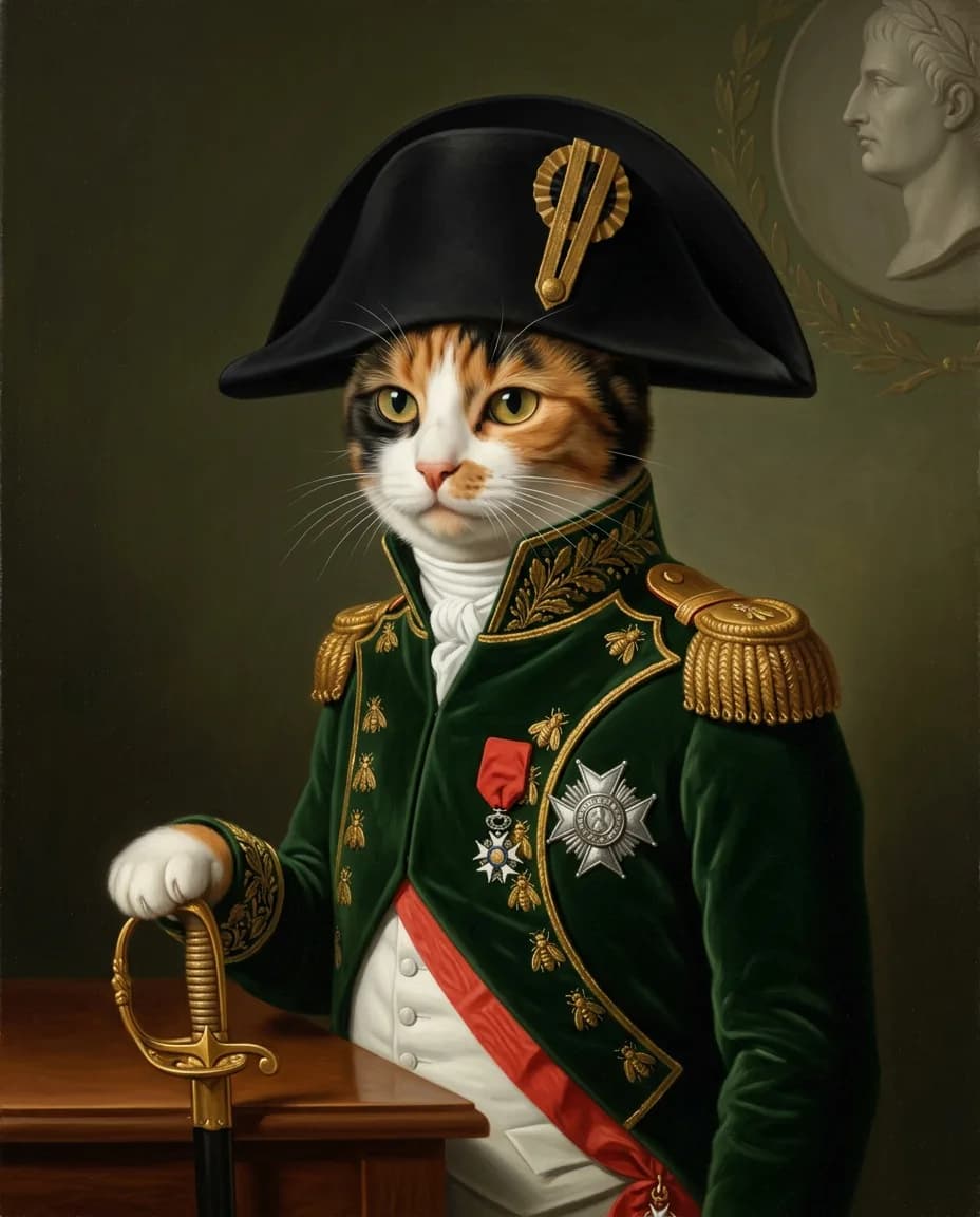 Portrait Empereur Napoléon