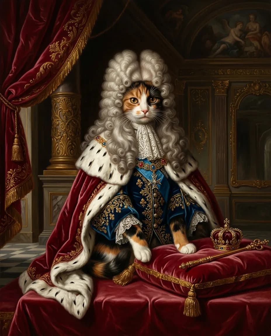 Portrait Roi de Versailles